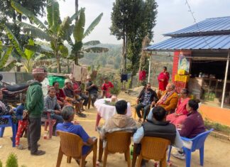 राप्रपाका सिंहले हलोमा मत माग्दै राष्ट्र र शास्त्रको संरक्षणमा जोड