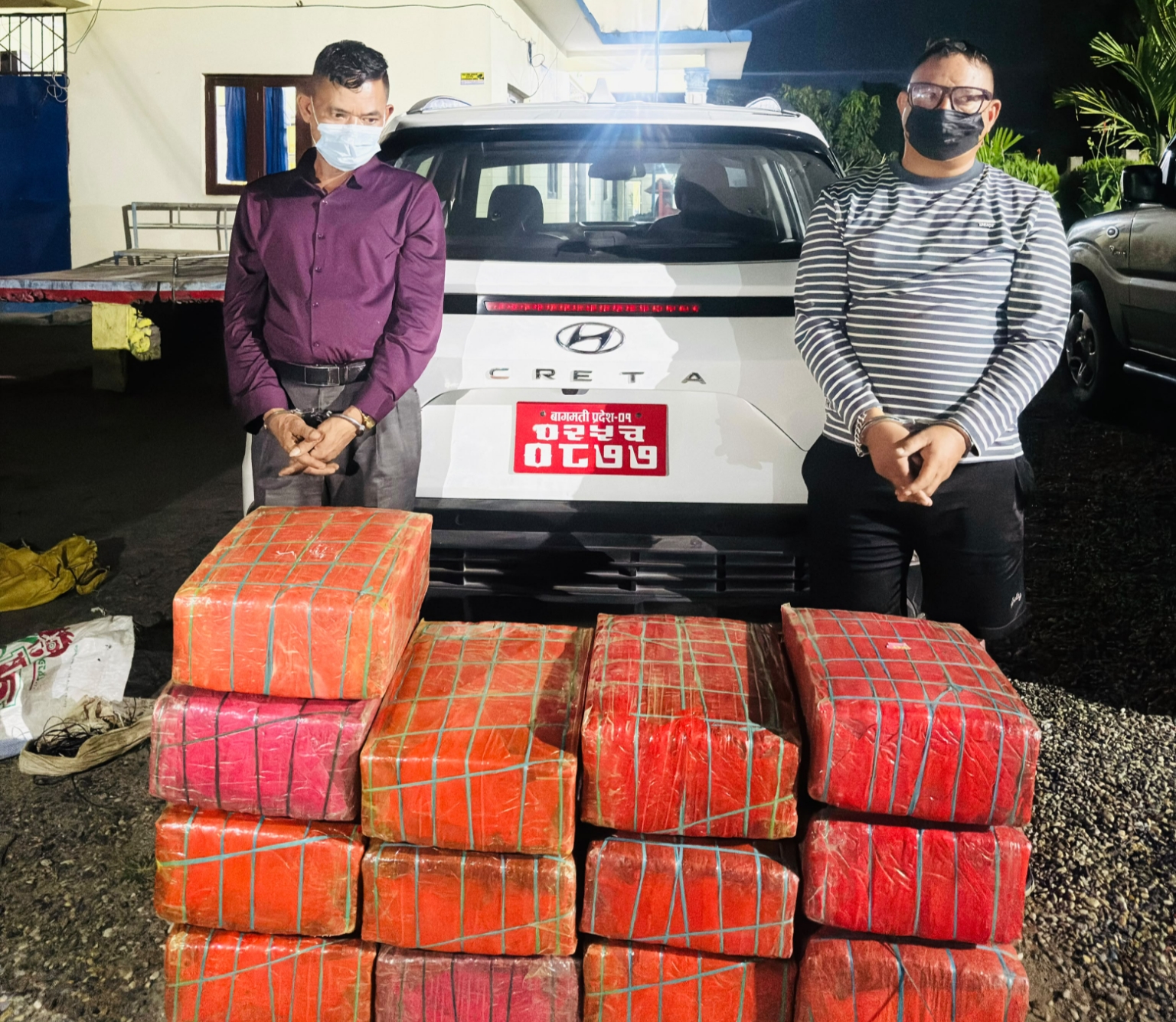१६२ किलोभन्दा बढी गाँजासहित मकवानपुरमा दुई जना पक्राउ